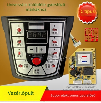 Type-C elektromos nyomásfőző főlap – univerzális javítólap, tápegység, áramkör és számítógépes lap