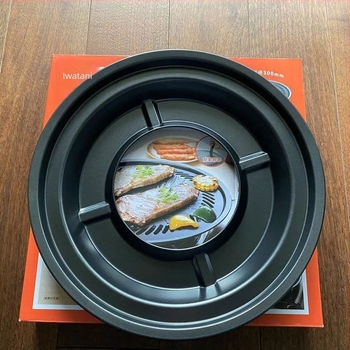 Rock Valley ZK-15 füstmentes grill serpenyő, 34 cm, tapadásmentes