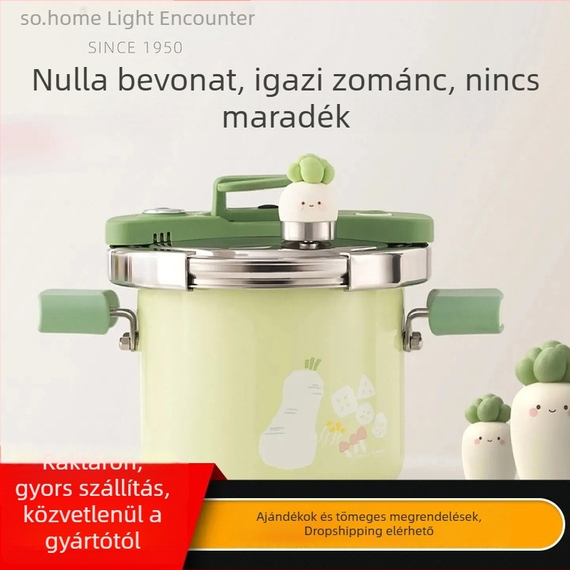 Sohome mini zománcozott porcelán edény nyomás alatti főzéshez, 120 kPa