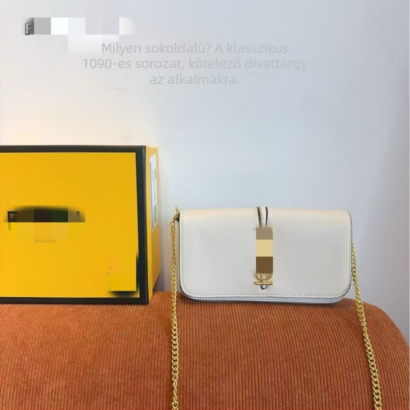 Sokoldalú női táska láncos vállpánttal, használható keresztbodyként, clutch és akordeon stílusú