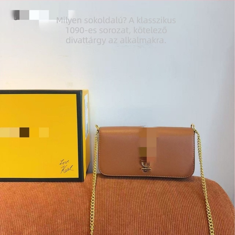 Sokoldalú női táska láncos vállpánttal, használható keresztbodyként, clutch és akordeon stílusú