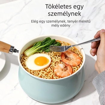 Kis kerámia baba etető fazék, tapadásmentes felülettel, levesekhez és tésztákhoz, nordic stílus, otthoni és éttermi használatra