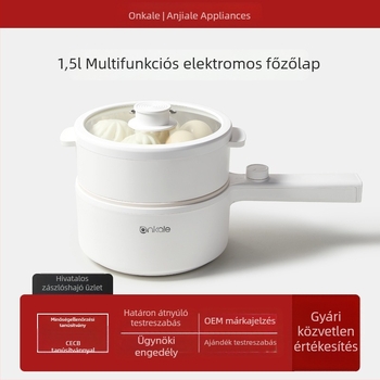 Ankale elektromos főzőedény, multifunkcionális diákszobára, mini tészta főzőedény, 600W, 1,5L