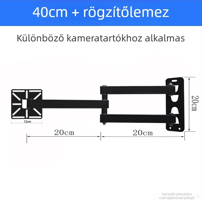 Teleszkópos univerzális monitor- és kameratartó