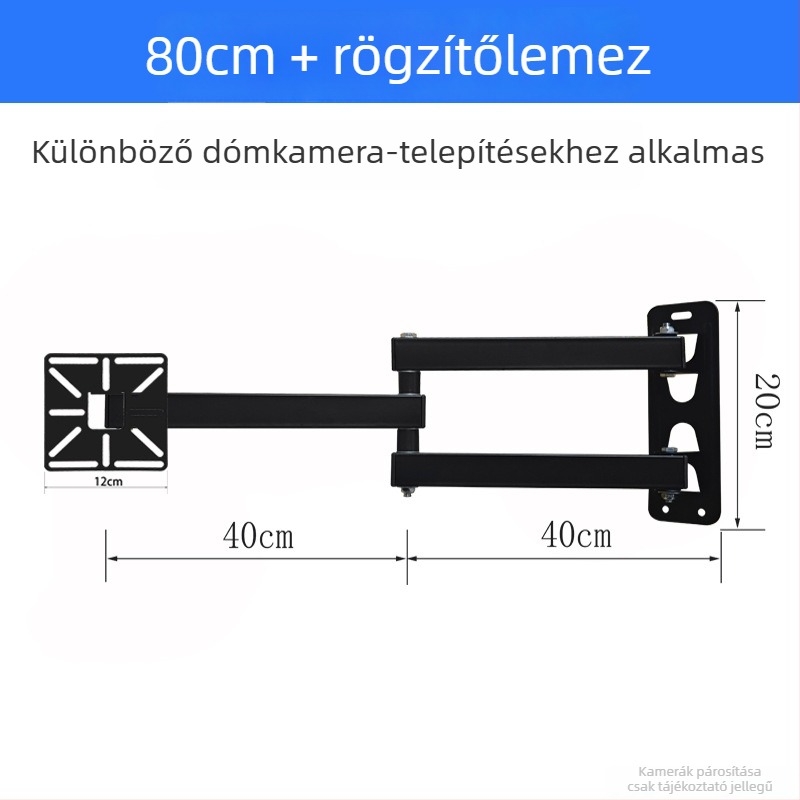 Teleszkópos univerzális monitor- és kameratartó