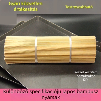 Bambusz kézműves készlet: DIY virágcsokorhoz, zászlórúdhoz és madárkalitkához