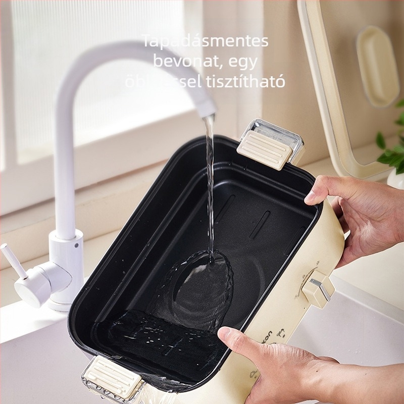 OEM testre szabott 5L elektromos forró fazék otthoni használatra, mindent‑egyben wok, tapadásmentes, 3–4 adaghoz