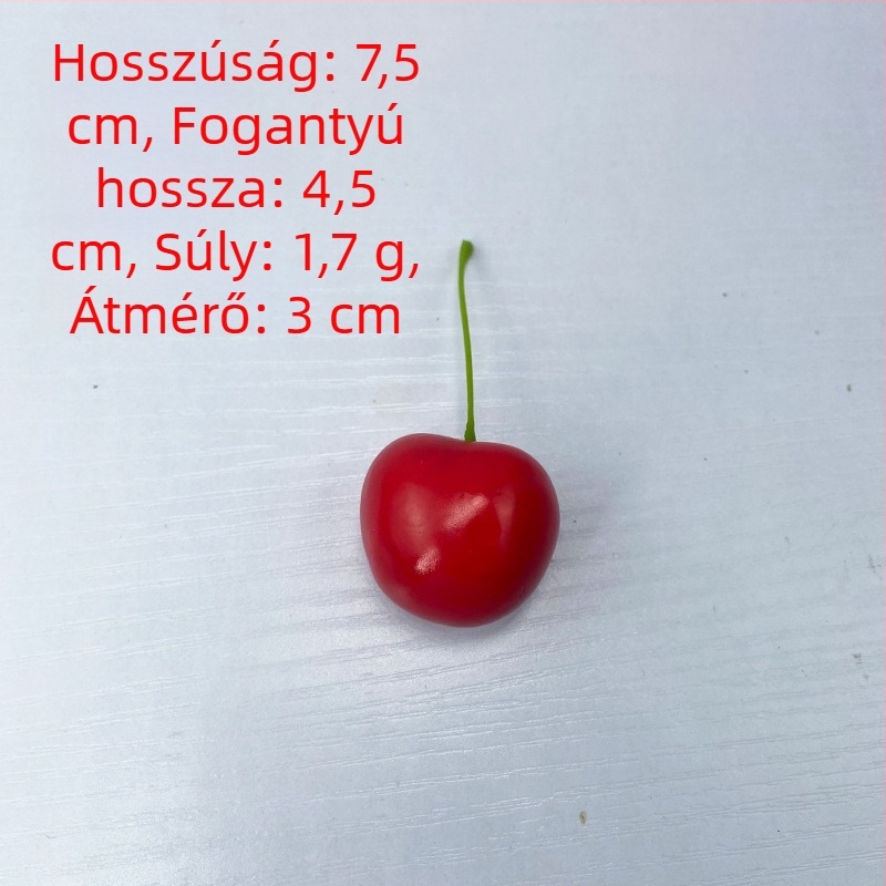 Acerola cseresznyé habból készült dekorációhoz és fotórekvizitként