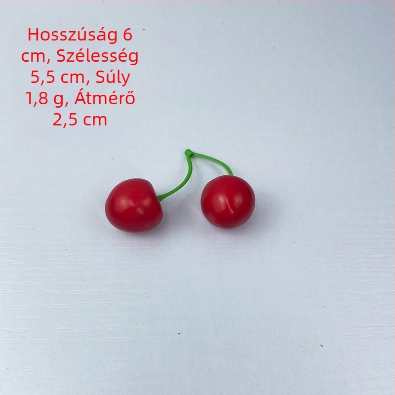 Acerola cseresznyé habból készült dekorációhoz és fotórekvizitként