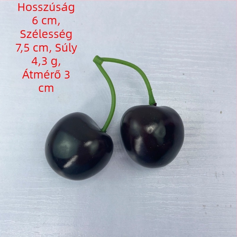 Acerola cseresznyé habból készült dekorációhoz és fotórekvizitként