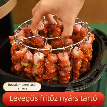 Élelmiszer-minőségű rozsdamentes acél nyársak háztartási függőleges grillhez