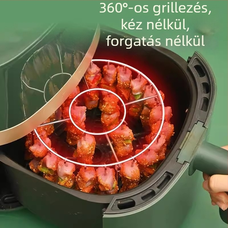 Élelmiszer-minőségű rozsdamentes acél nyársak háztartási függőleges grillhez