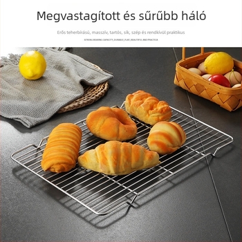 Hordozható négyzet alakú rozsdamentes acél grillrács