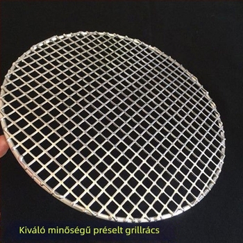 Rozsdamentes acél BBQ grill háló – négyszögletes rács grillshez és szárításra