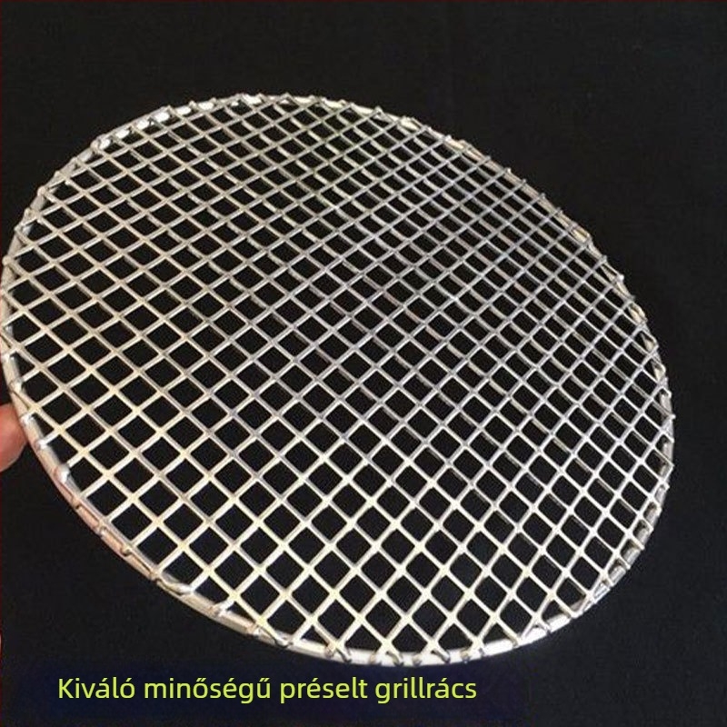Rozsdamentes acél BBQ grill háló – négyszögletes rács grillshez és szárításra