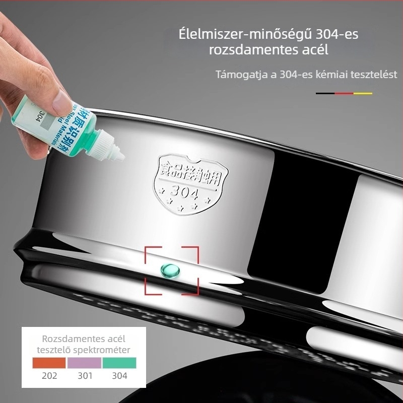 304 rozsdamentes acél gőzölő rács otthoni használatra, univerzális gőzölő tálca