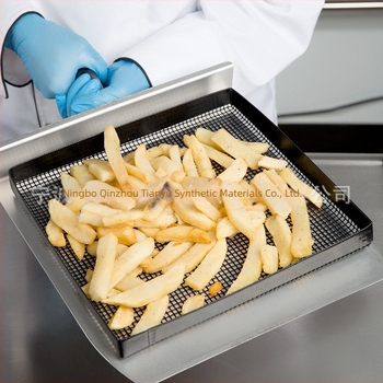 Ismételten használható rácsos grillkosár, magas hőmérsékletű PTFE él, tapadásmentes, kültéri grillhez