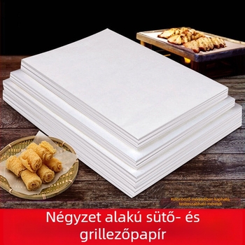 Konyhai szilikonos sütőpapír sütéshez és grillhez, élelmiszer-minőségű