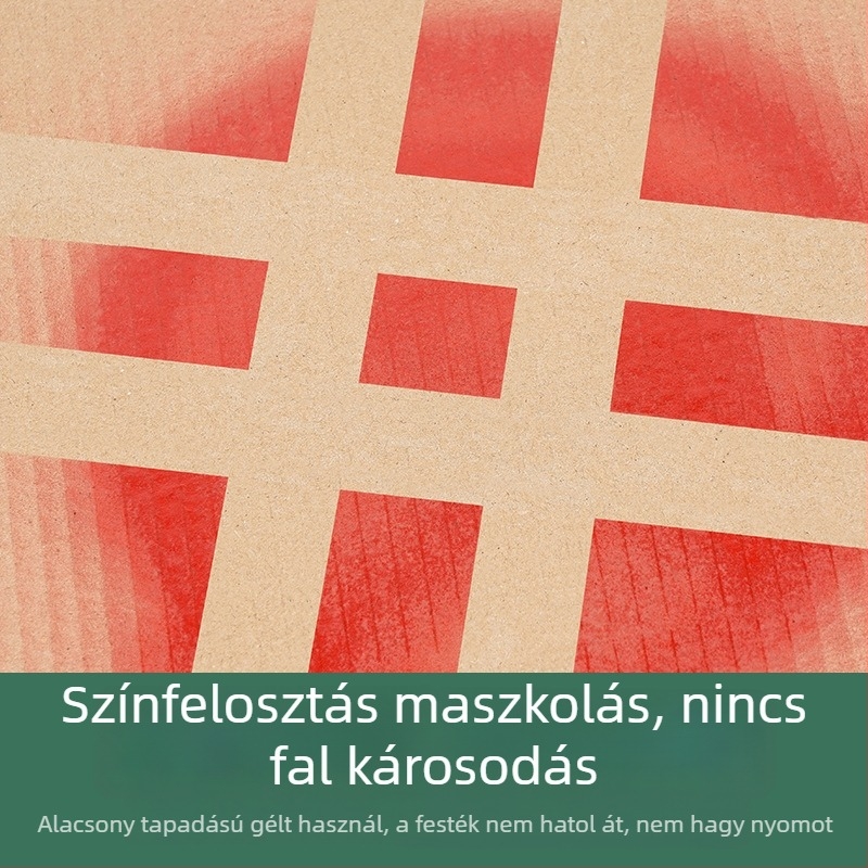 50 m sárga maszkoló papírtapasz autó- és bútorfestéshez, nagy tapadással