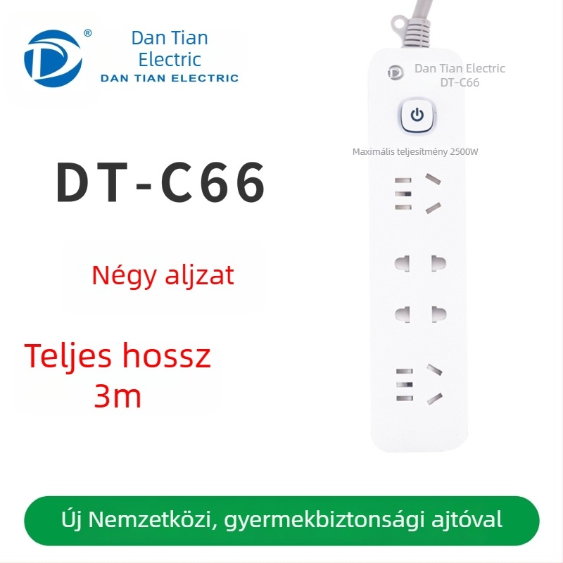 USB elosztó portokkal, új nemzeti szabvány, többfunkciós hosszabbító otthonra és irodába