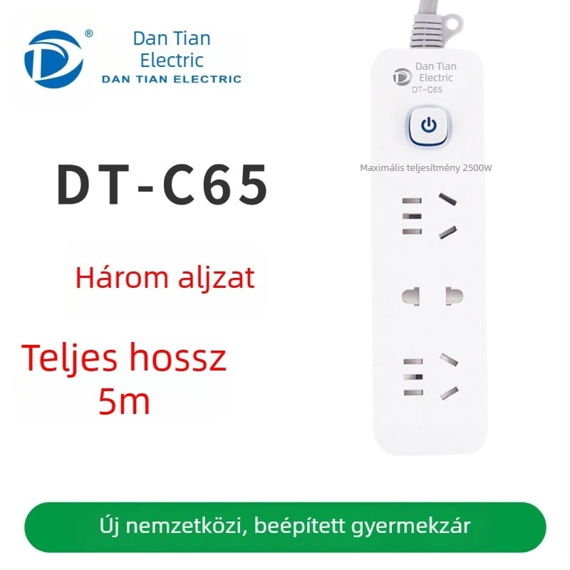 USB elosztó portokkal, új nemzeti szabvány, többfunkciós hosszabbító otthonra és irodába