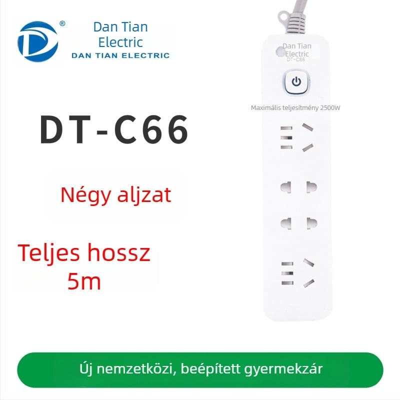 USB elosztó portokkal, új nemzeti szabvány, többfunkciós hosszabbító otthonra és irodába