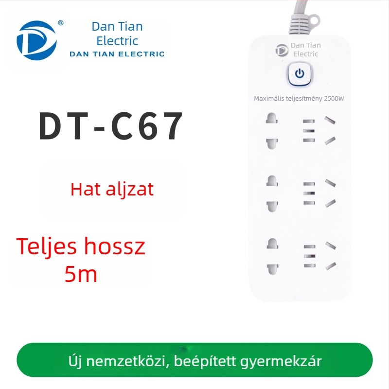 USB elosztó portokkal, új nemzeti szabvány, többfunkciós hosszabbító otthonra és irodába