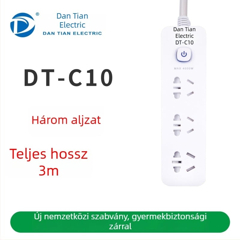 USB elosztó portokkal, új nemzeti szabvány, többfunkciós hosszabbító otthonra és irodába