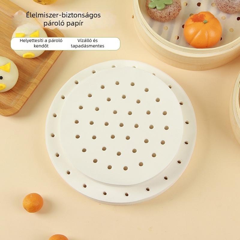Kör alakú szilikon bevonat sütőpapír grillhez és sütéshez – tapadásmentes, pizza és sütemény alátét