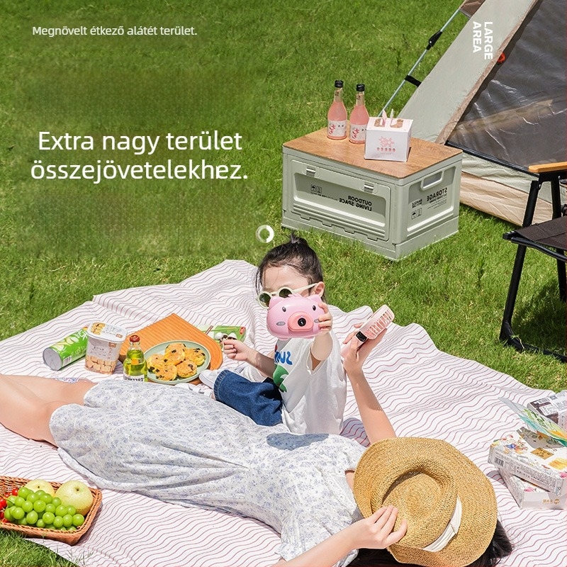 Yijiajie egyszer használatos piknik matrac, prémium kültéri nedvességálló sátor matrac, összecsukható vízálló textília