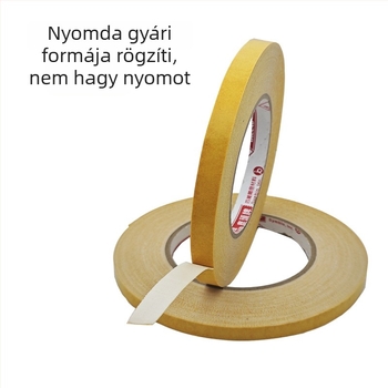 Deerhead DS17B vászonalapú kétszeres oldali ragasztószalag 4D nyomtatáshoz és panelok rögzítéséhez, magas hőmérséklet-ellenállású, öntőformákhoz ragasztó, nyom nélkül.