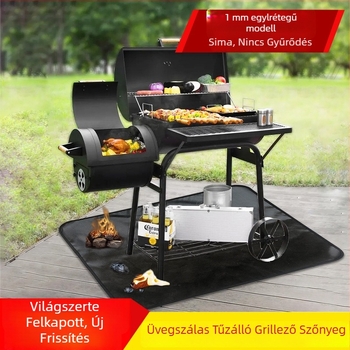 36 hüvelykes kétoldalas üvegszálas kültéri BBQ tűzálló matrac kandallóhoz