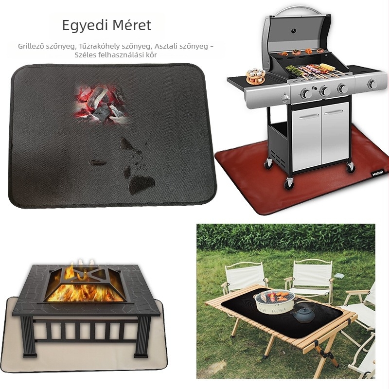 36 hüvelykes kétoldalas üvegszálas kültéri BBQ tűzálló matrac kandallóhoz