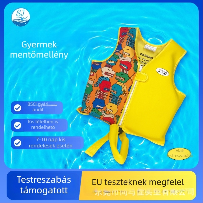 Gyerekeknek szóló úszó mellény medencés edzésekhez