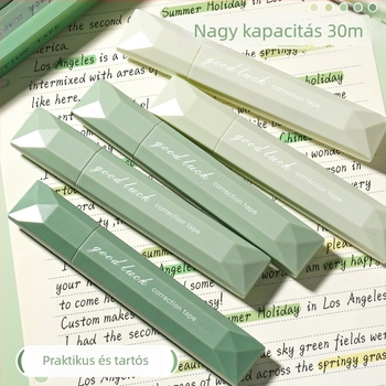 Gradiens színű korrekciós szalag, toll-stílusú, nagy kapacitású, diákok számára