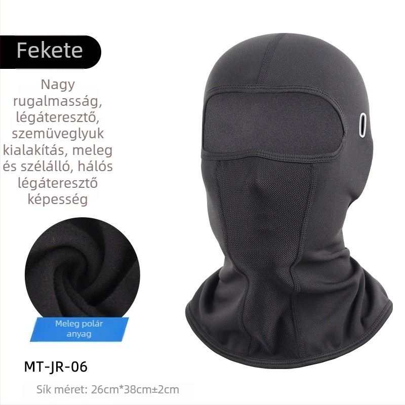 Motorkerékpárhoz napsütés elleni maszk – teljes arcvédő, Ice Silk anyag, UV-védett fejfedő