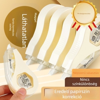 Láthatatlan, csendes szemkímélő korrekciós papír, nagy kapacitású, minimalista dizájn, sima felhordás diákok számára