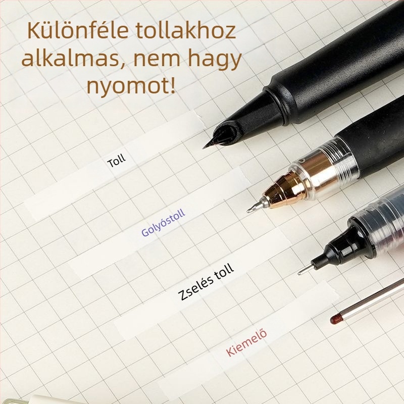 Láthatatlan, csendes szemkímélő korrekciós papír, nagy kapacitású, minimalista dizájn, sima felhordás diákok számára