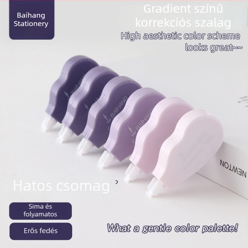 Gradiens színű helyesítő szalag, nagy kapacitású, iskolai Kellékek