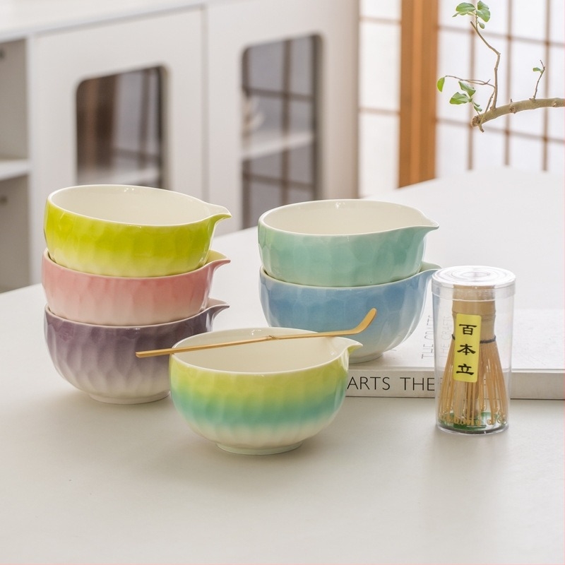 Japán tea ceremóniája matcha ecsettel, Song-dinasztia tea eszköz, matcha tál, tea állvány, tea keverő, bambusz ecset