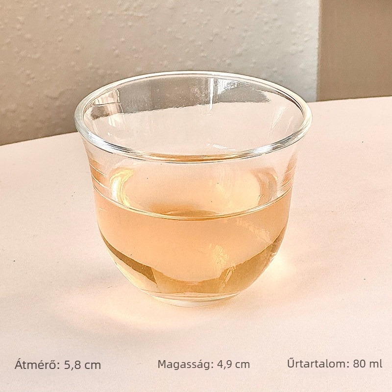 Japán stílusú ice wine dekantáló készlet üveghez – kifinomult kancsó és pohár délutáni teához
