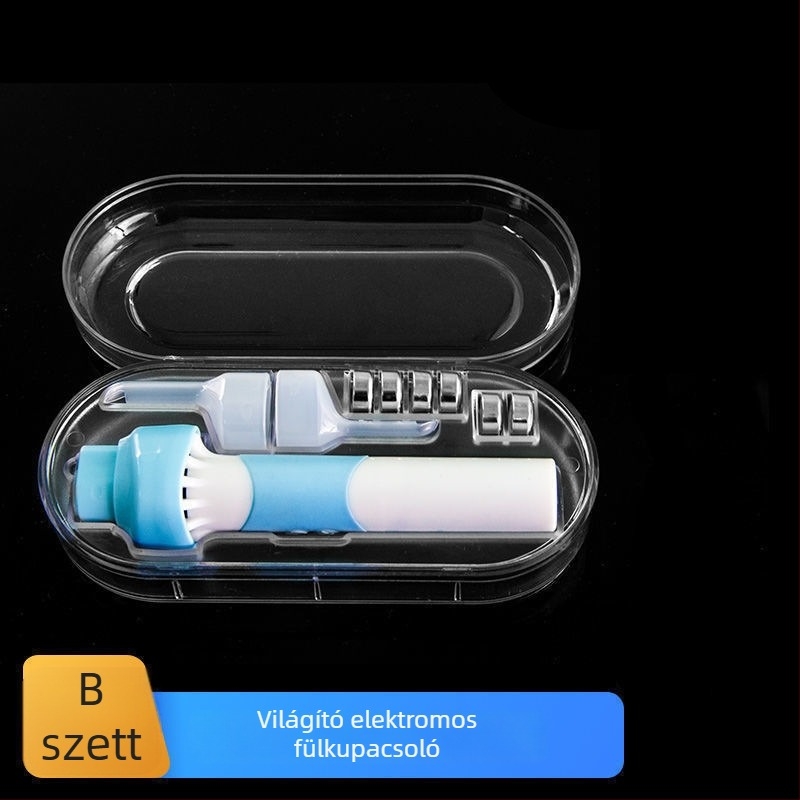 Világító LED-es elektromos fülkanál a fülzsír eltávolítására