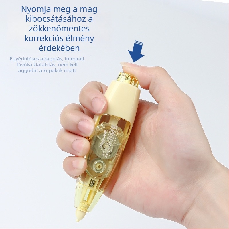 Baitong 7502 Nyomógombos javító szalag, cserélhető patronokkal, nagy kapacitású