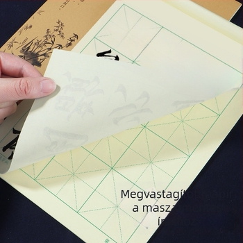 Általános iskolásoknak szóló kalligráfia gyakorlófüzet kezdő készlet, másolófüzet, puha ecsetes gyakorlat, Regular Script stílus