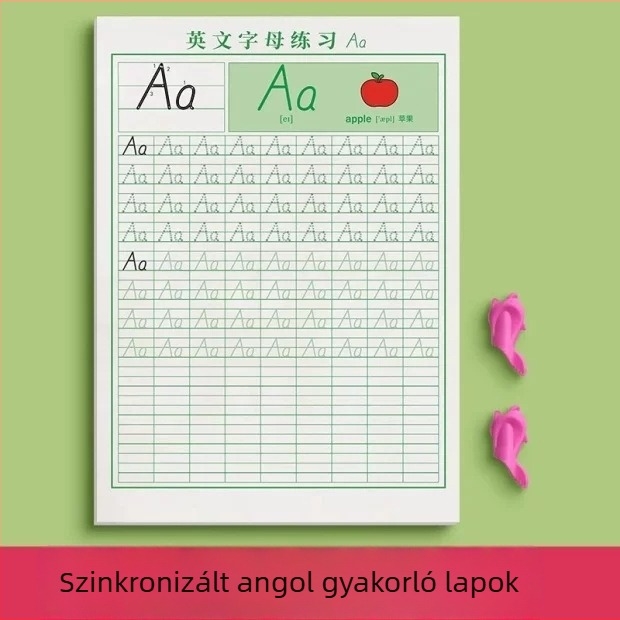Angol ABC gyakorlófüzet, Hengshui stílus, napi szógyakorlatok
