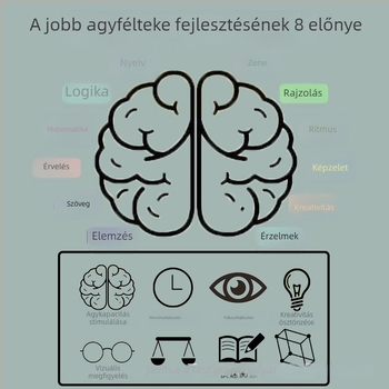 Gyerekeknek szóló törölhető toll-kontroll edzőfüzet: logikai gondolkodás, kéz-szem koordináció, írásgyakorlat és gondolattérkép