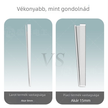 International Electrician krém színű ultra vékony panel kapcsoló- és aljzat, egyhelyes és dupla kapcsoló, edzett üveg tükrös felülettel, 86 mm, öt nyílás