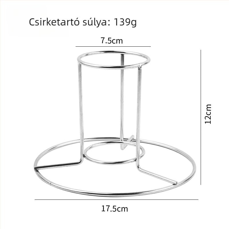 Rozsdamentes acél sült csirke rács kültéri BBQ-hoz