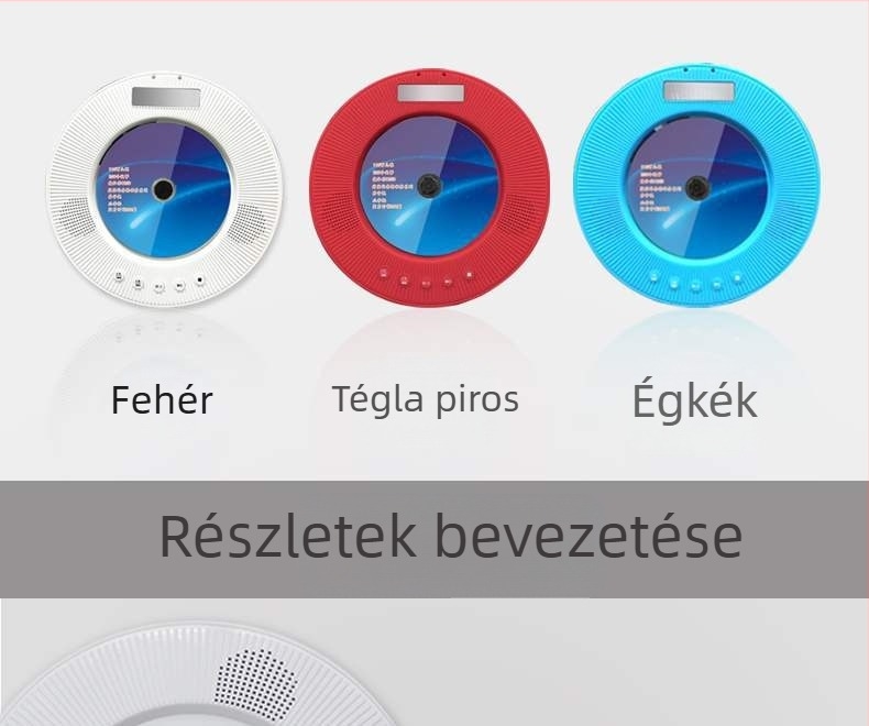 Bluetoothos CD lejátszó, HD hordozható DVD lejátszó otthoni használatra HDMI-vel, angol nyelvtanulás