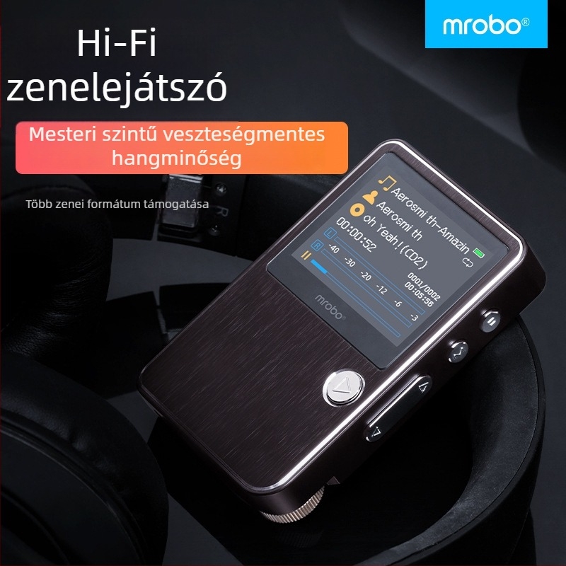 Meibo Mrobo C8 MP3 lejátszó – veszteségmentes hangzás, Walkman-stílus, e-könyv olvasó, felvétel, angol hallgatás ismétlés